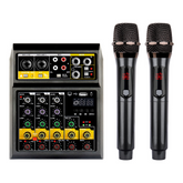 Professional Digital Audio Music Mixer DJ Console with USB Connection Studio MX-04II