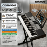 TERENCE SP611 Portable Piano 61 Piano Keys Digital Keyboard for Home Piano & Daily Practice