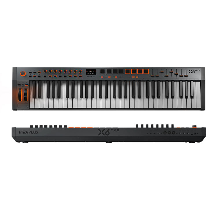 Midiplus X6 MAX Semi-weighted Controller 61 Keys Music Synthes