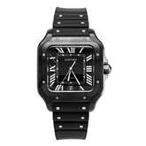 Cartier Santos Full Black Grand Modèle