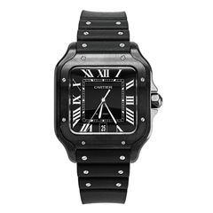 Cartier Santos Full Black Grand Modèle