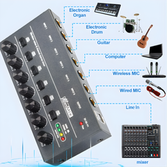 Depusheng DX600 Audio Mixer Line Mixer