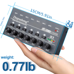 Depusheng DX600 Audio Mixer Line Mixer