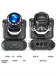 U'King 120W Stage Moving Head Light White LED & 12PCS 5050 RGBW LED 18 Prisms Gobo DMX512 Sound Control For Carnival Party Musical Show Wedding Club Bar KTV DJ Disco
