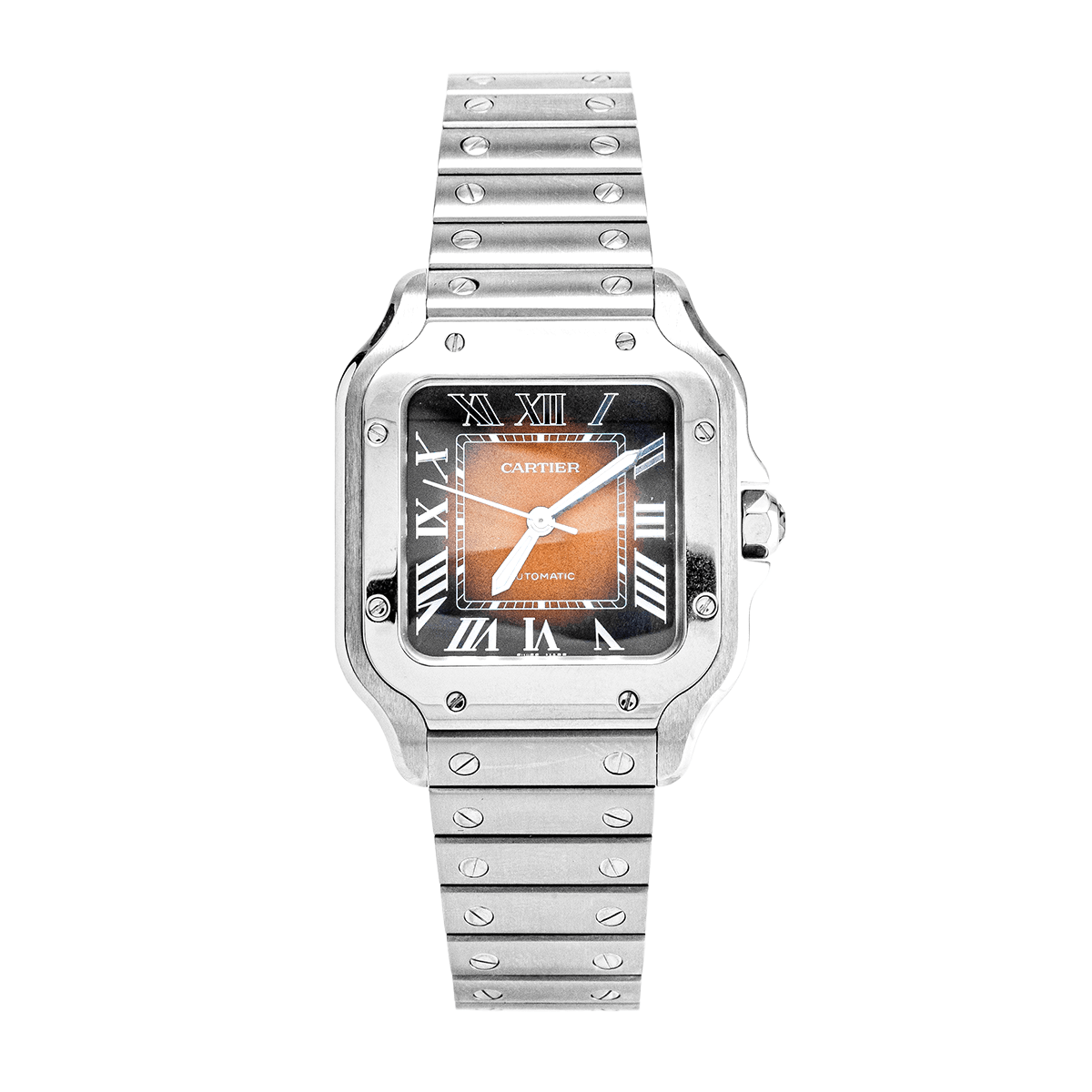 Cartier Santos Moyen Modèle Brun