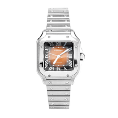 Cartier Santos Moyen Modèle Brun