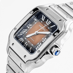 Cartier Santos Moyen Modèle Brun
