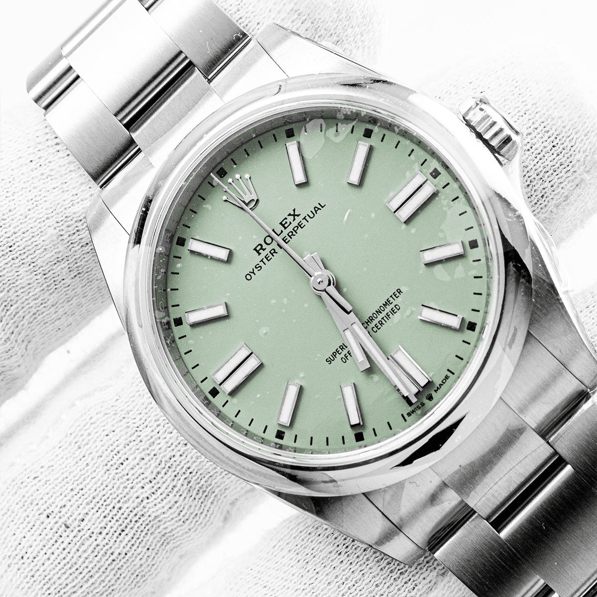 Rolex Oyster Perpetual  41mm Pistacchio Neuve