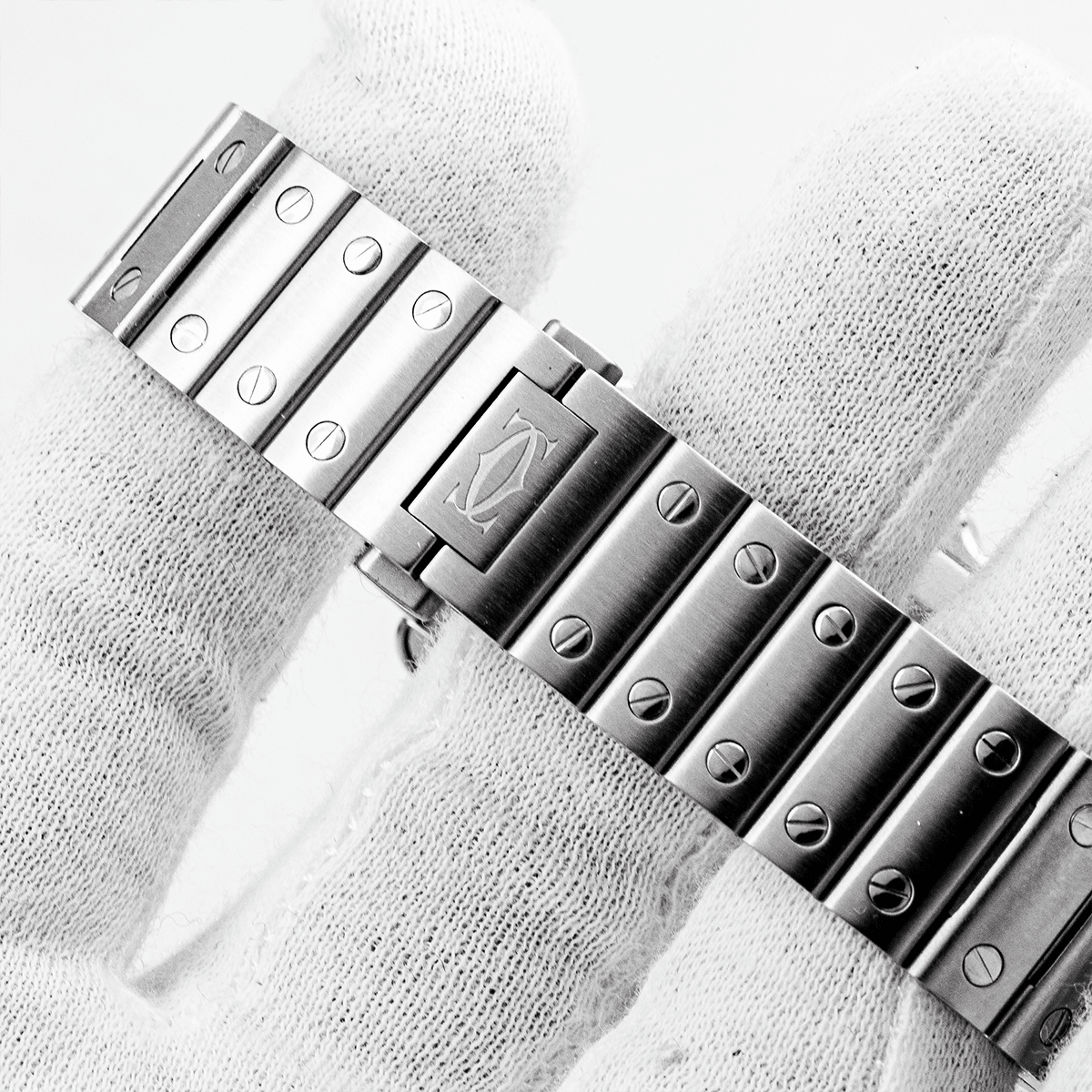 Cartier Santos Moyen Modèle Brun