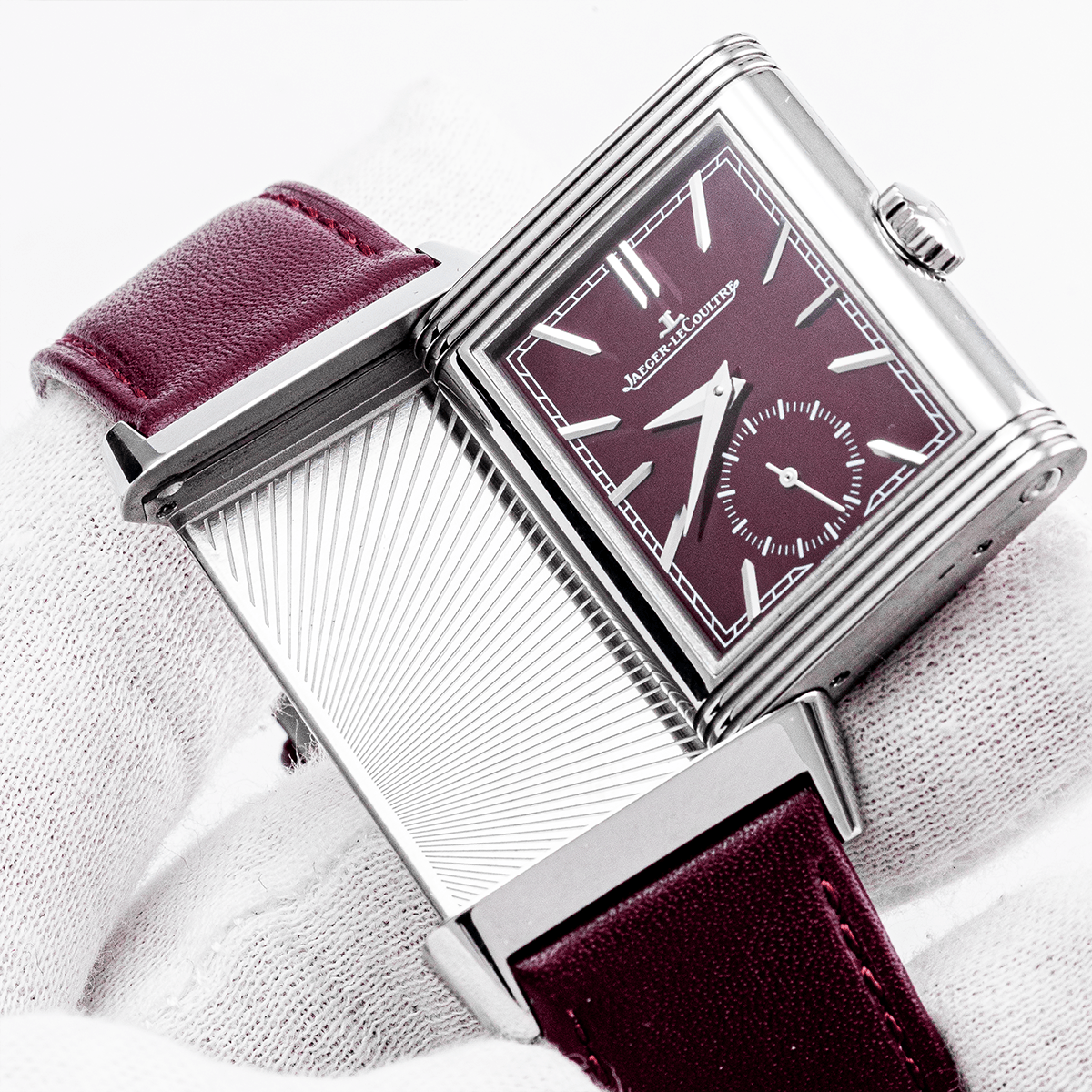 Jaeger-LeCoultre Reverso Tribute Monoface Small Seconds  Bordeaux