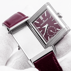 Jaeger-LeCoultre Reverso Tribute Monoface Small Seconds  Bordeaux