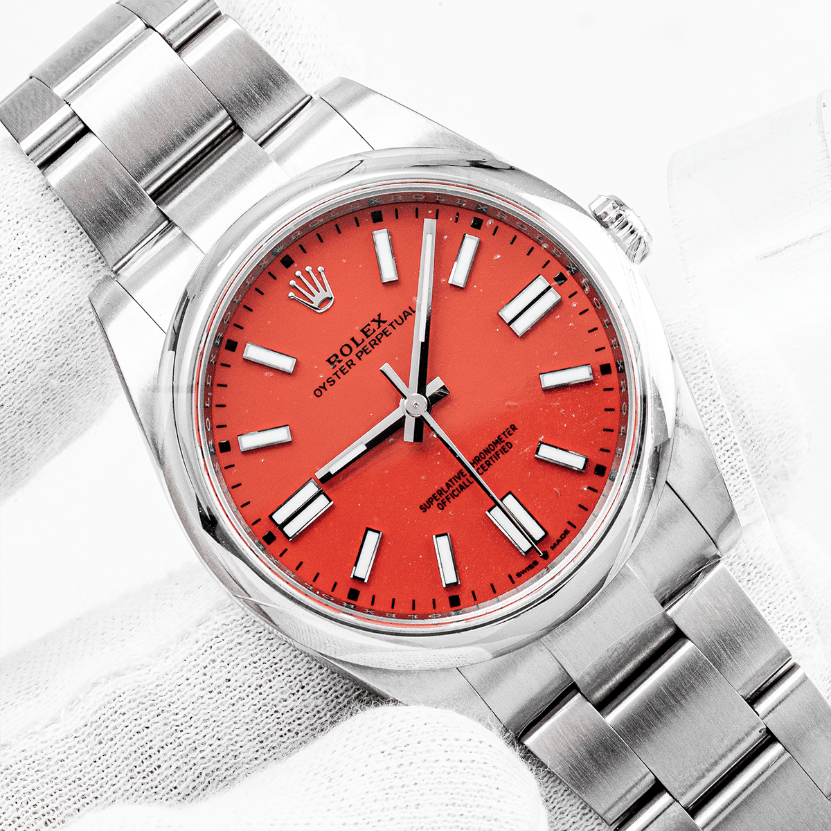 Rolex Oyster perpetual 41mm Corail Neuve 2021