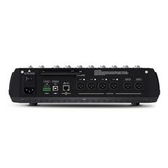 Professional TQ12 Dj Audio Mixer with USB Player for Dj Live Sound DSP Effect Processor Console Living