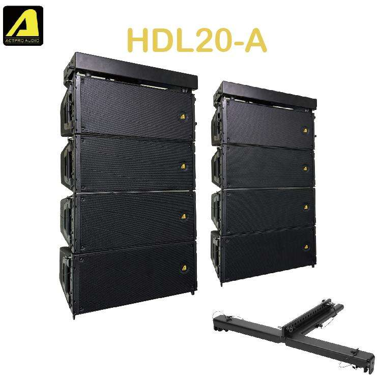 Active ACTPRO AUDIO Dual 10-inch 2-way Line Array Hdl 20-a Professional Stage Event Speakers Audio System Sound Sound Equipment