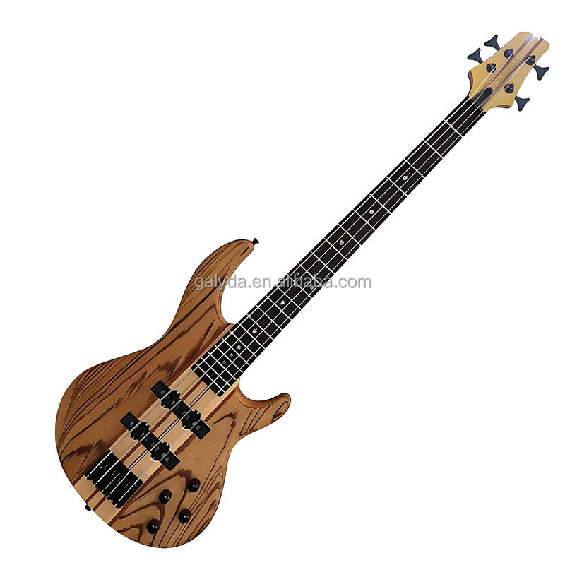 Electric guitar factory high-end adult bass neck direct-through model OEM/ODM