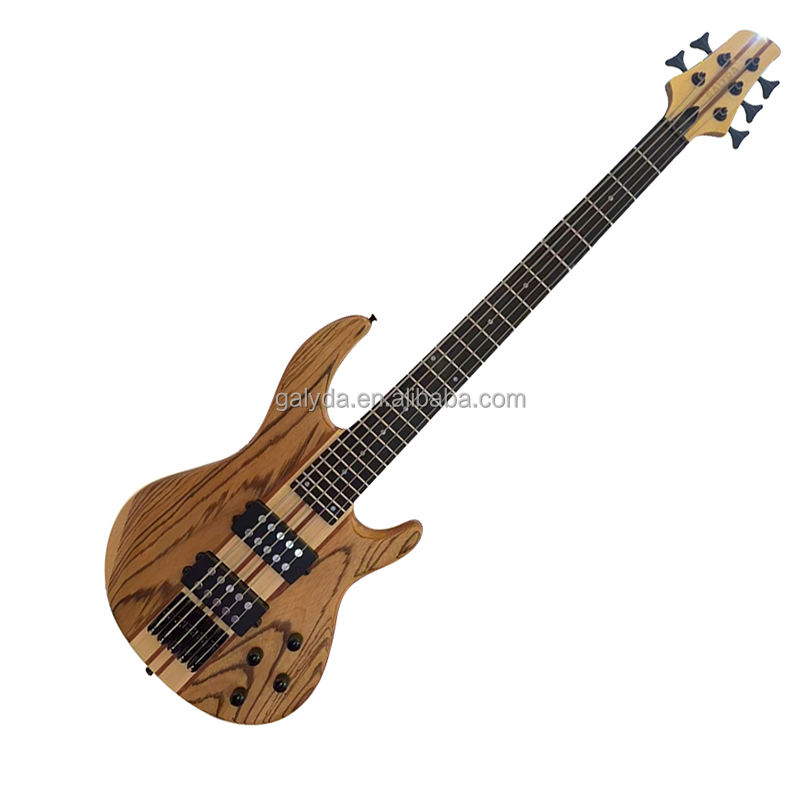 Electric guitar factory high-end adult bass neck direct-through model OEM/ODM