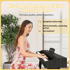 Electronic Piano 88 Weighted Keys Electronic Piano Digital Keyboard Piano Portable