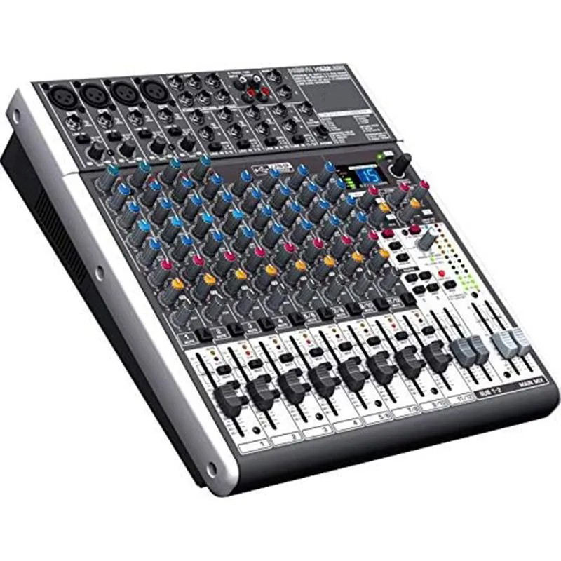 X1622USB 12 Channel USB Stereo Mixing Console with Durable Metal Structure Audio Console Mixer