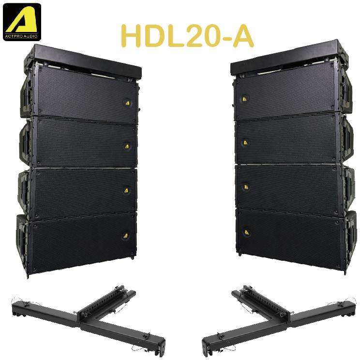 Active ACTPRO AUDIO Dual 10-inch 2-way Line Array Hdl 20-a Professional Stage Event Speakers Audio System Sound Sound Equipment