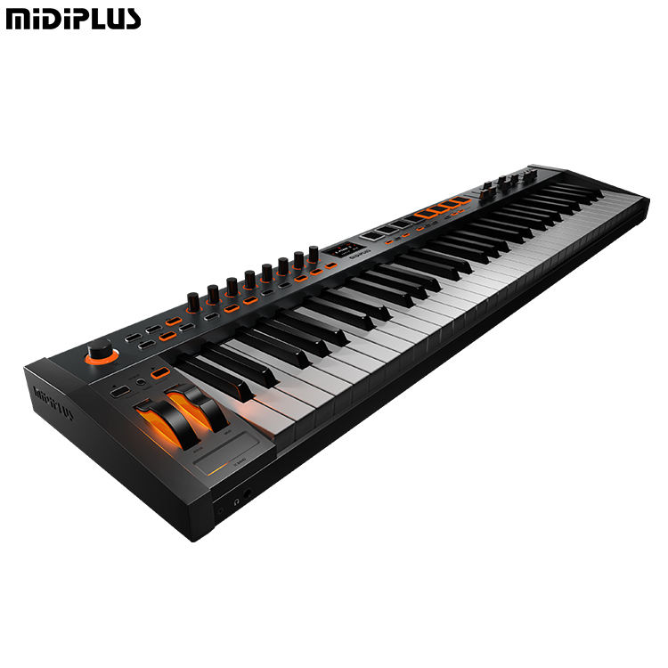 Midiplus X6 MAX Semi-weighted Controller 61 Keys Music Synthes Professional Arranger Stage Music Production Midi Keyboard