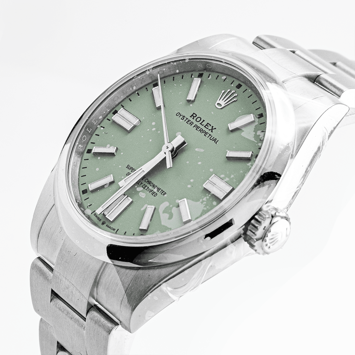 Rolex Oyster Perpetual  41mm Pistacchio Neuve