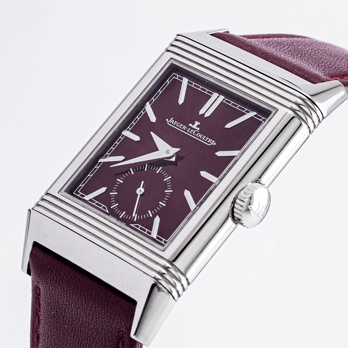 Jaeger-LeCoultre Reverso Tribute Monoface Small Seconds  Bordeaux