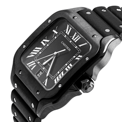 Cartier Santos Full Black Grand Modèle