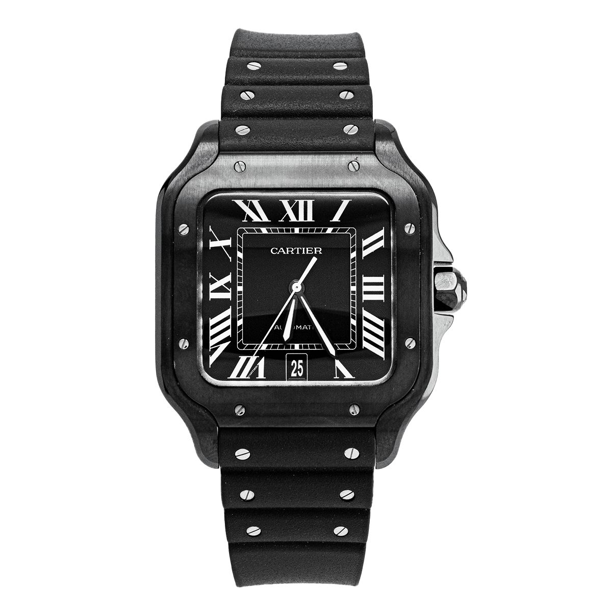 Cartier Santos Full Black Grand Modèle