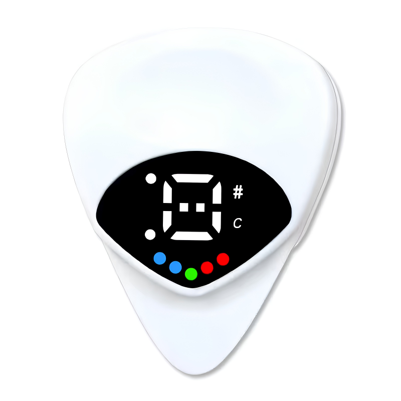 Portable Pick Tuner, Folk Guitar Tuner and Ukulele
