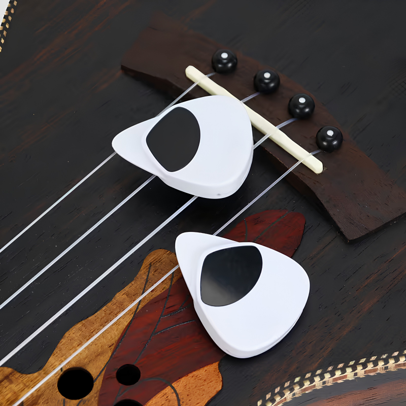 Portable Pick Tuner, Folk Guitar Tuner and Ukulele