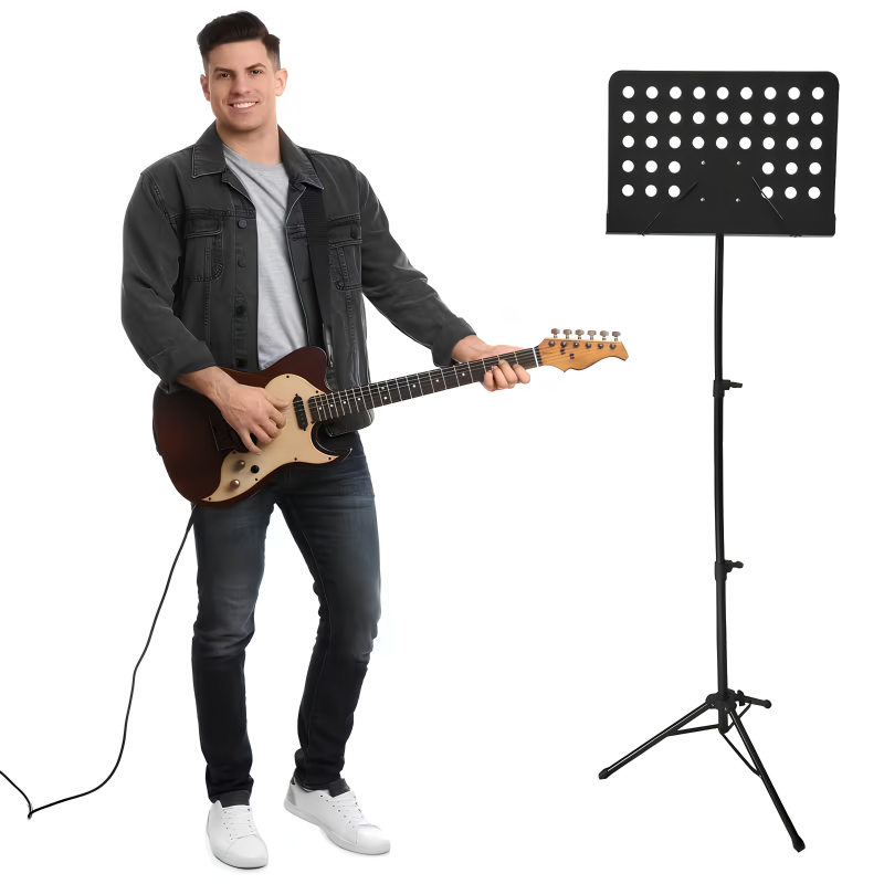 REIDEA Heavy-Duty Adjustable Music Stand with Sturdy Base &amp; Portable Frame