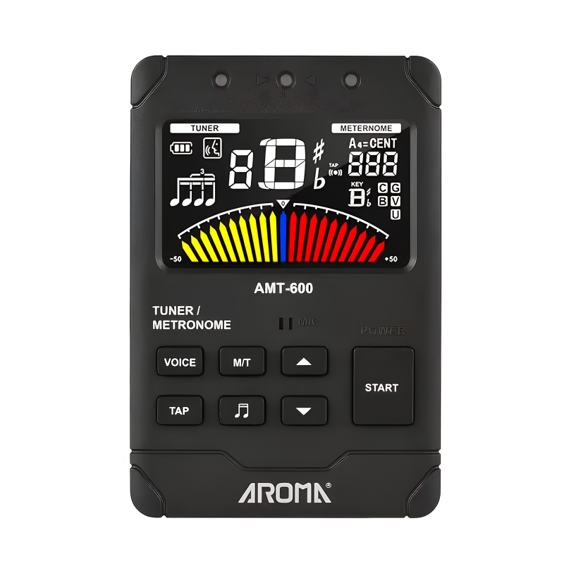 Aroma Guitar Tuner, Rechargeable Battery,
