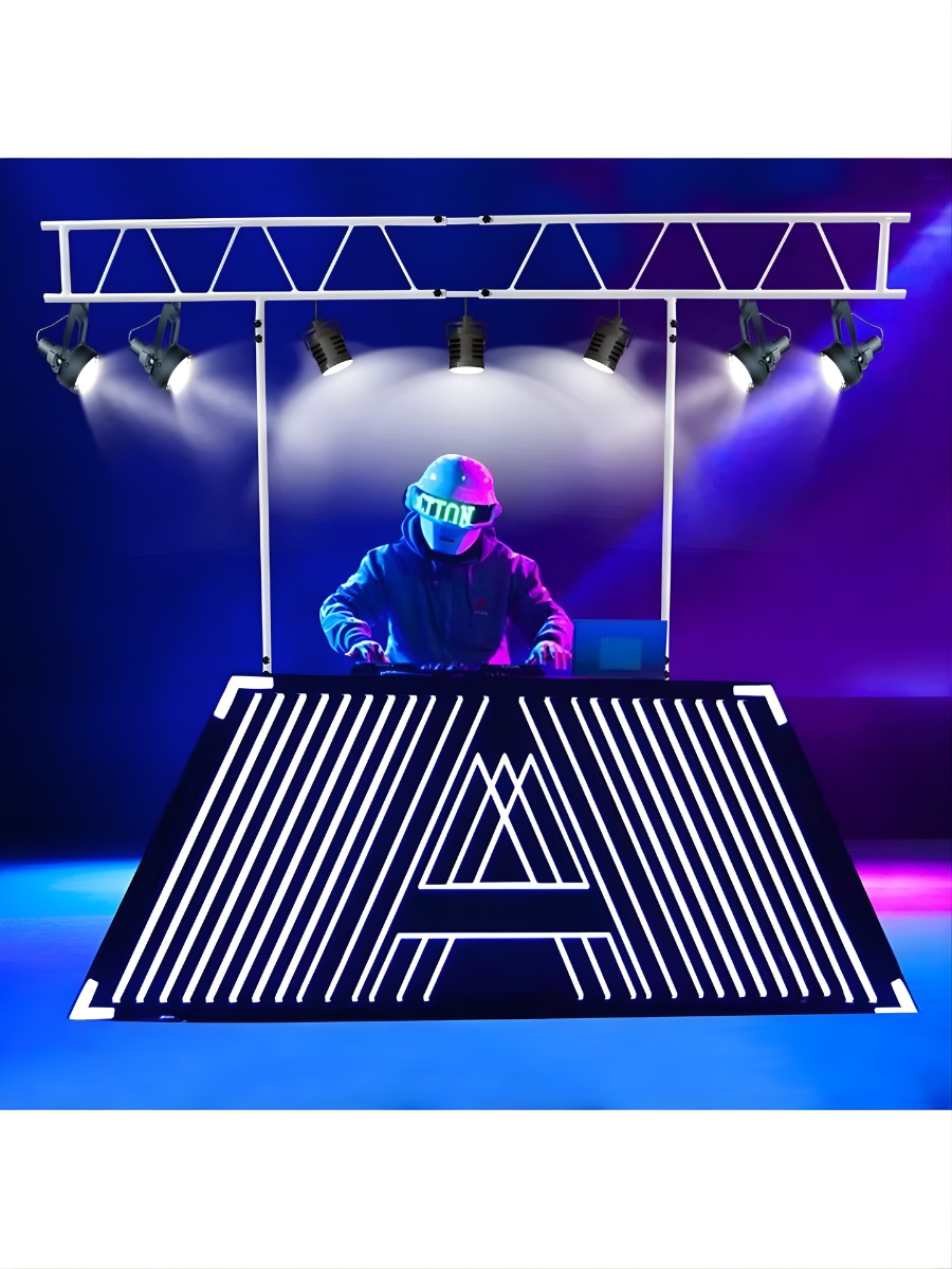WANLECY Aluminium-Lichtstativ, Lichtstangenhalterung, DJ-Lichtstativ, DJ-Lichtstangenhalterung