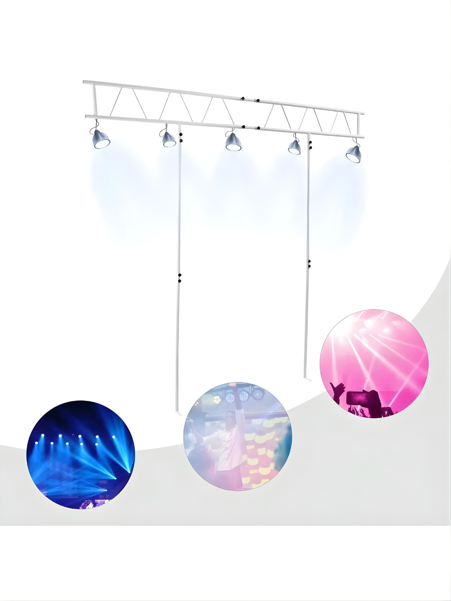 WANLECY Aluminium-Lichtstativ, Lichtstangenhalterung, DJ-Lichtstativ, DJ-Lichtstangenhalterung