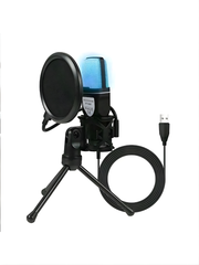 Microphone With Customizable RGB Lighting