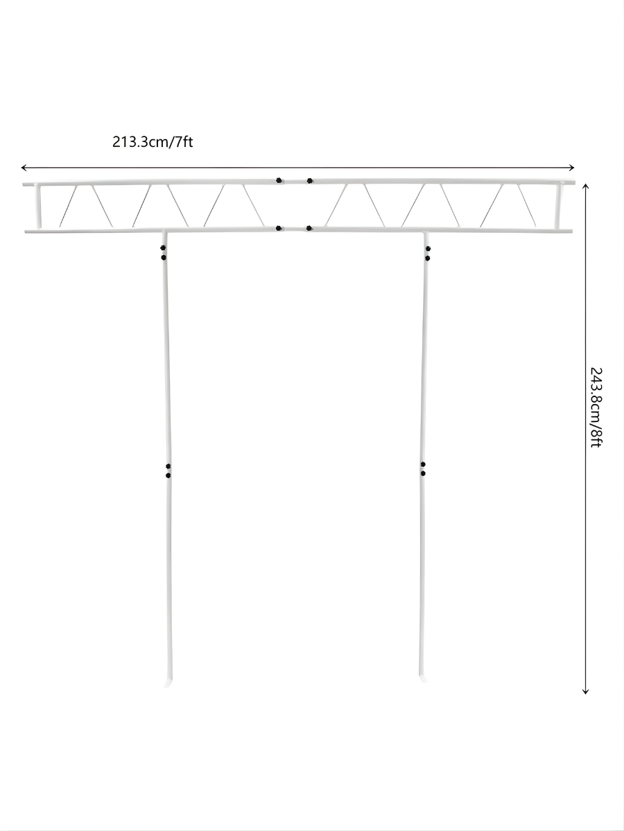 WANLECY Aluminium-Lichtstativ, Lichtstangenhalterung, DJ-Lichtstativ, DJ-Lichtstangenhalterung