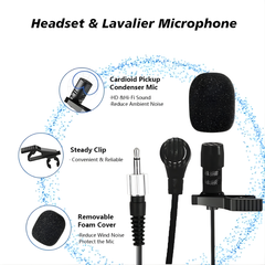 LMBGM Wireless Microphone System With 2 Handheld Microphones