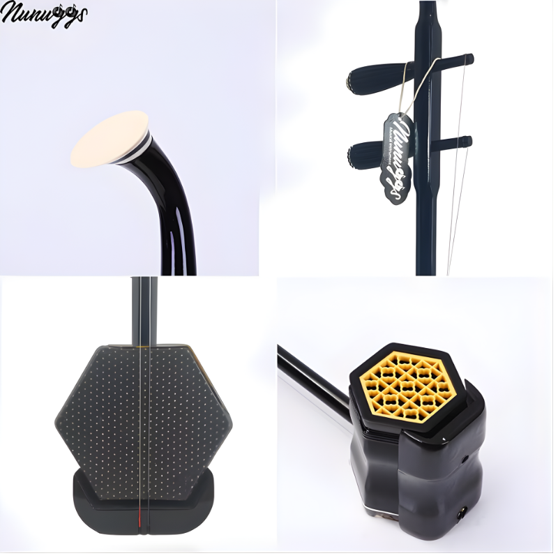 Chinesische Erhu, ein perfektes Weihnachtsgeschenk, zweisaitige Geige aus Massivholz