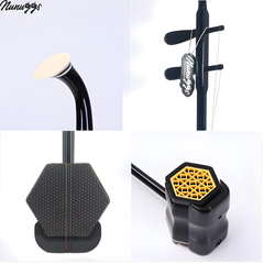 Chinesische Erhu, ein perfektes Weihnachtsgeschenk, zweisaitige Geige aus Massivholz