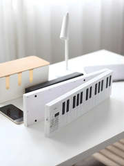 1 clavier électronique portable pliable à 61 touches (avec sac de transport)