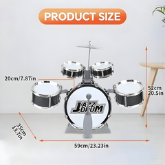 Batterie jazz améliorée pour enfants, ensemble de 5 pièces pour enfants d'âge préscolaire