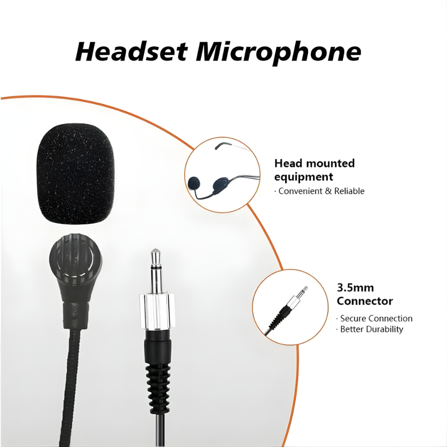 LMBGM Wireless Microphone System Pro 4 Channel 4 Lavalier Bodypacks With 4 Lapel Mic