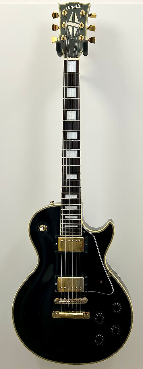 Orville vintage by Gibson Les Paul Black Beauty custom LPC-75 year 1991