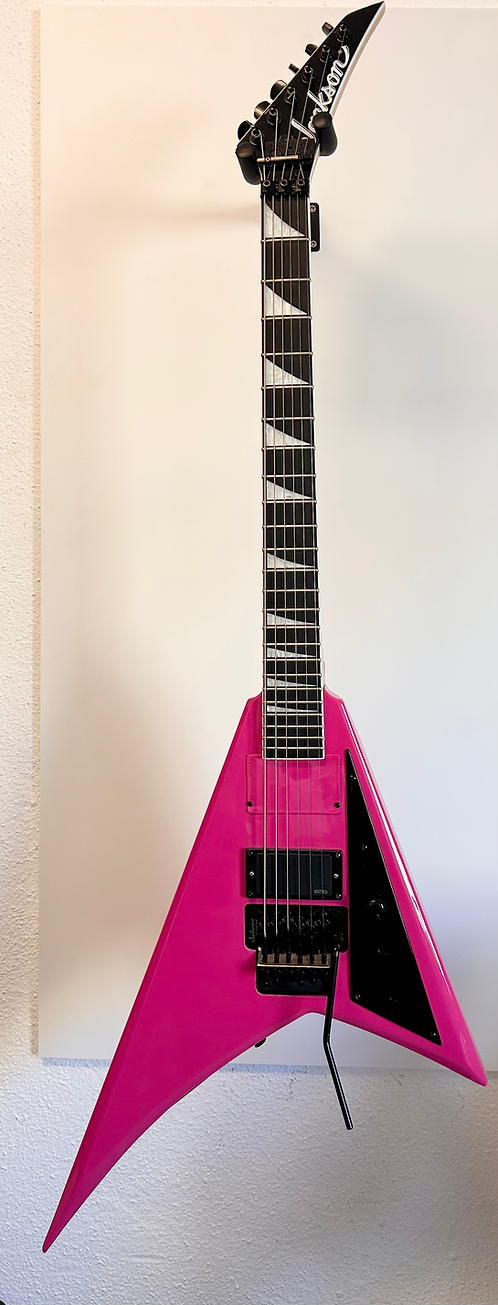 Jackson Randy Rhoads EMG 81 floyd rose Pink color