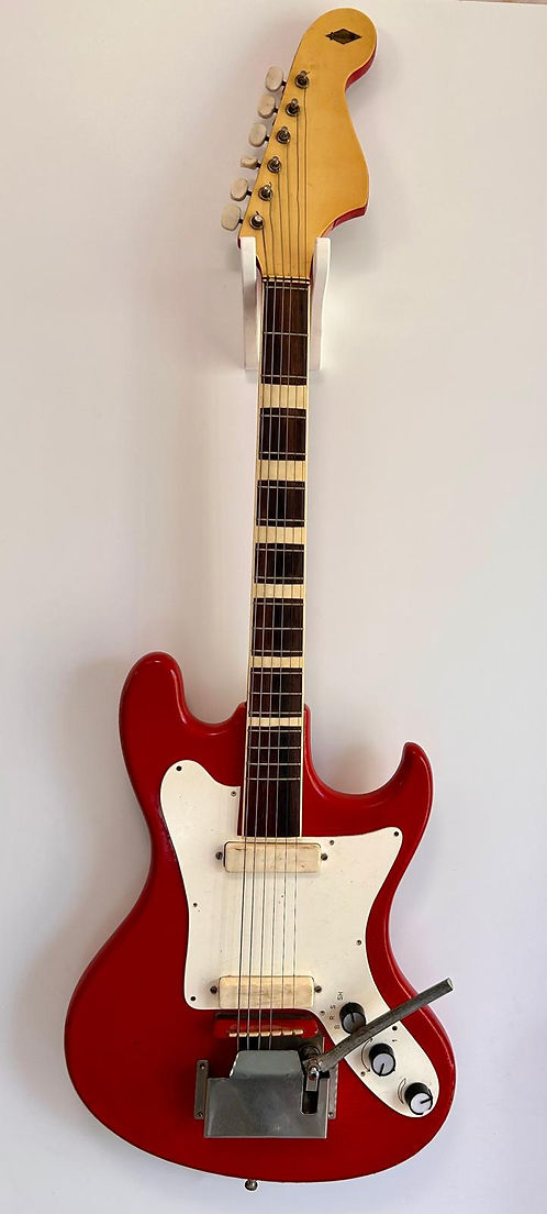Facos stratocaster vintage guitar 1960s stratocaster fiesta red